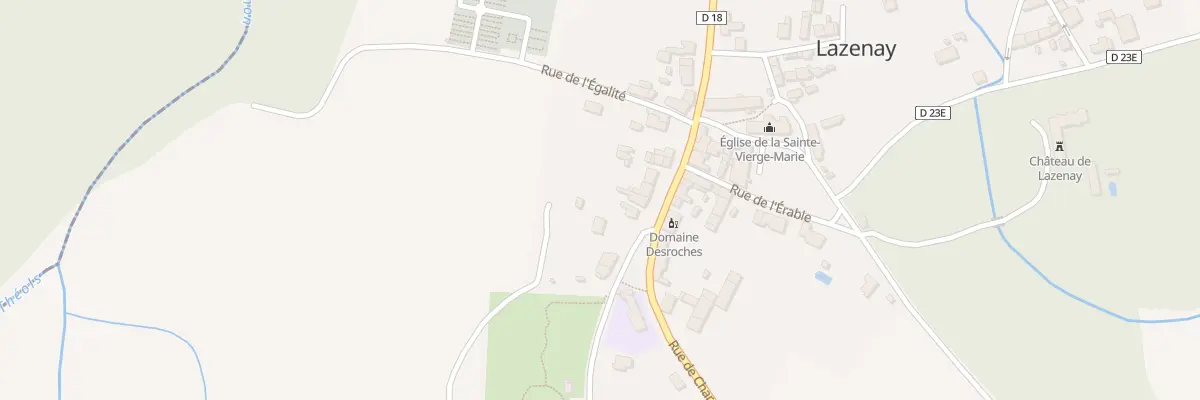 Plan du 18 Rue de Charost à Lazenay