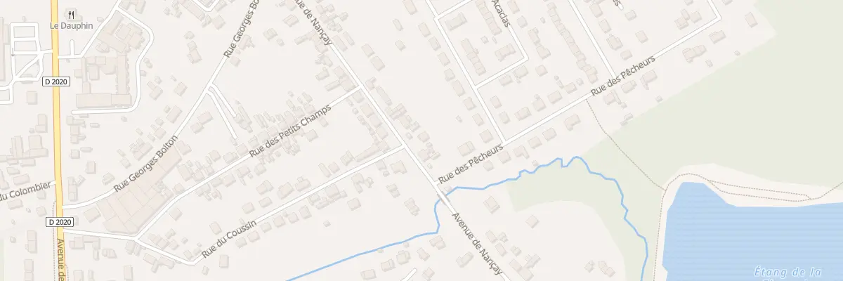 Plan du 33 Av de Nançay à Salbris
