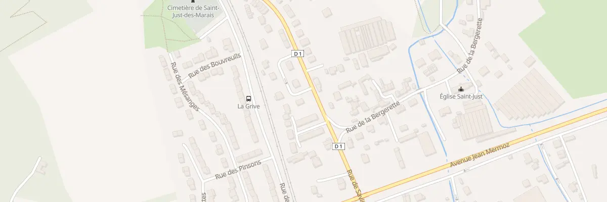 Plan du 1 Rue François Truffaut à Beauvais