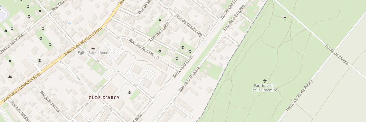 Plan du 42 Rue Roger Salengro à Poissy