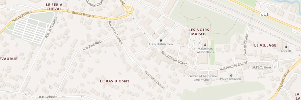 Plan du 55B Rue Aristide Briand à Osny