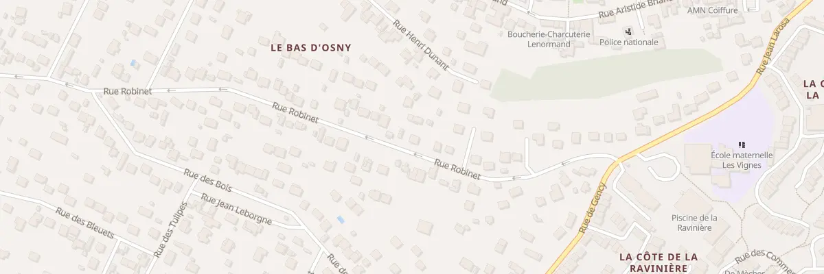 Plan du 77 Rue Robinet à Osny