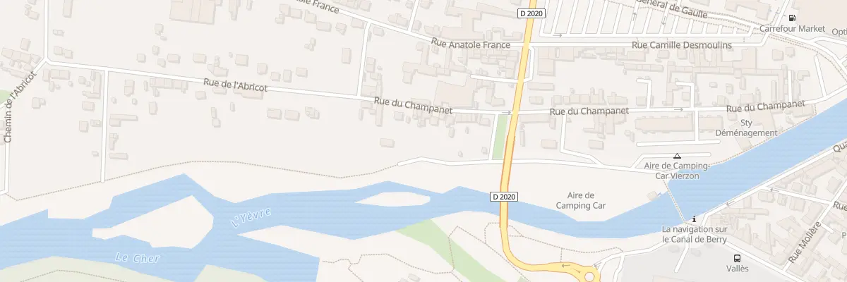 Plan du 53 Rue du Champanet à Vierzon
