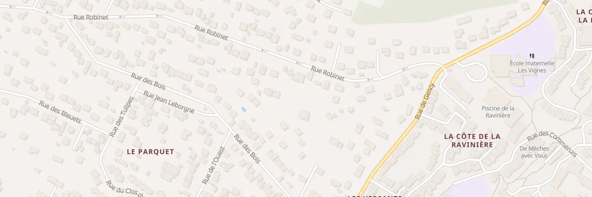 Plan du 74 Rue Robinet à Osny
