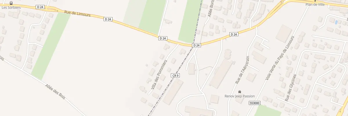 Plan du 3 Vla des Pommiers à Pecqueuse