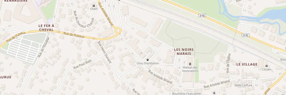 Plan du 52 Rue Aristide Briand à Osny