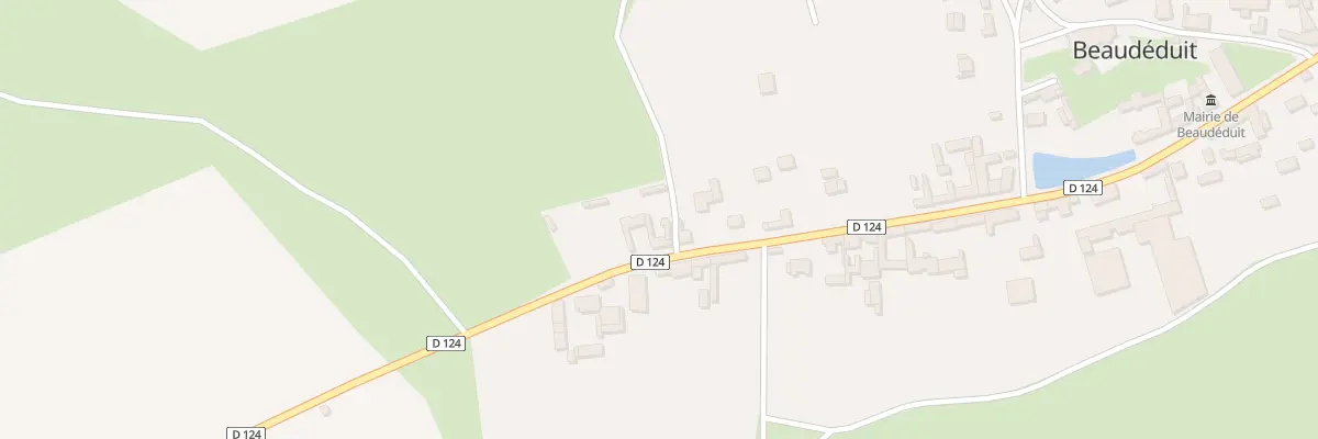 Plan du 28 Rue de Grandvillers à Beaudéduit