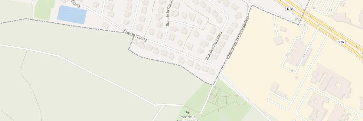 Plan du 36 Rue de l’Etang à Voisins-le-Bretonneux