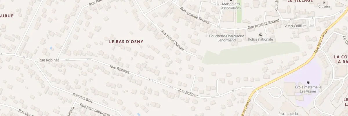 Plan du 36 Rue Henri Dunant à Osny