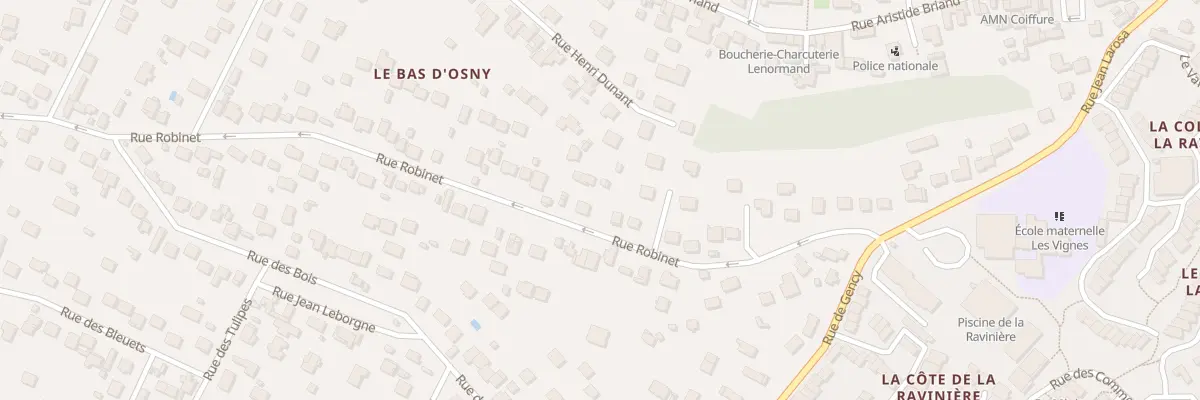 Plan du 79 Rue Robinet à Osny