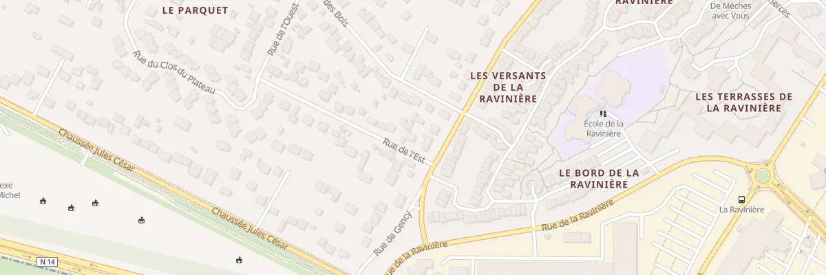 Plan du 27 Rue de l’Est à Osny