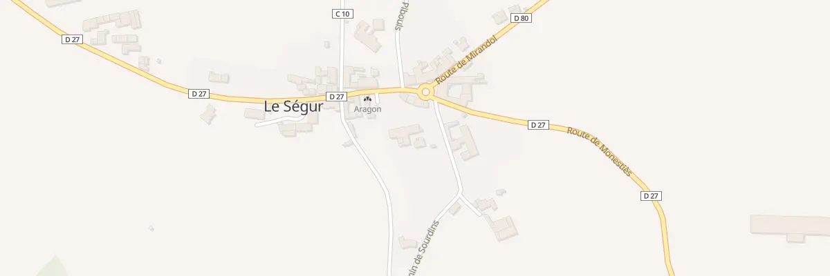 Plan du 46 Che de Sourdins au Ségur