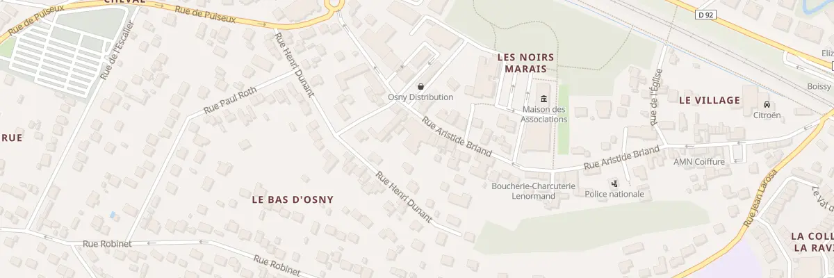 Plan du 53B Rue Aristide Briand à Osny