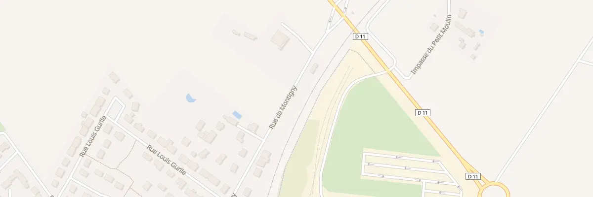 Plan du 60 Rue de Montigny à Neuville-aux-Bois