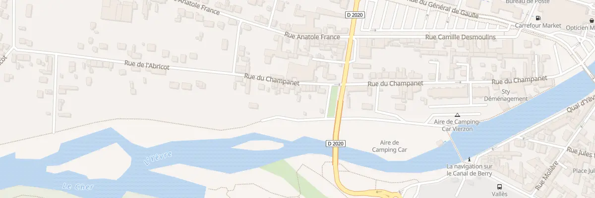 Plan du 47 Rue du Champanet à Vierzon