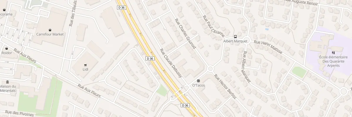 Plan du 4 Rue Léo Delibes à Voisins-le-Bretonneux