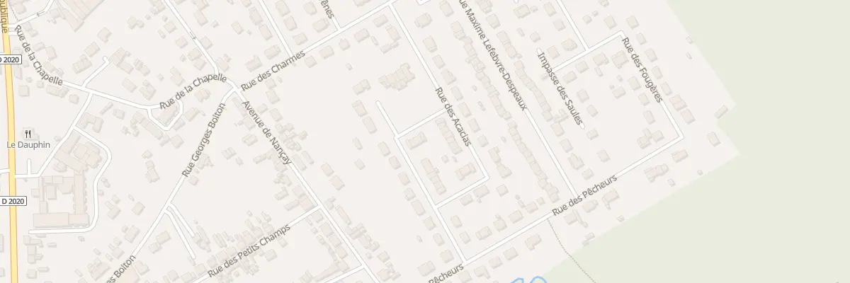 Plan du 3 Rue des Châtaigniers à Salbris