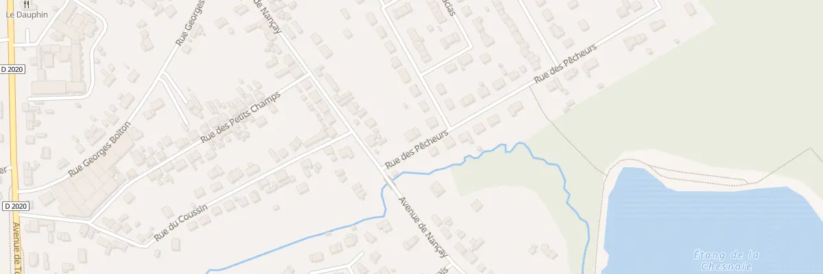 Plan du 22 Rue des Pêcheurs à Salbris