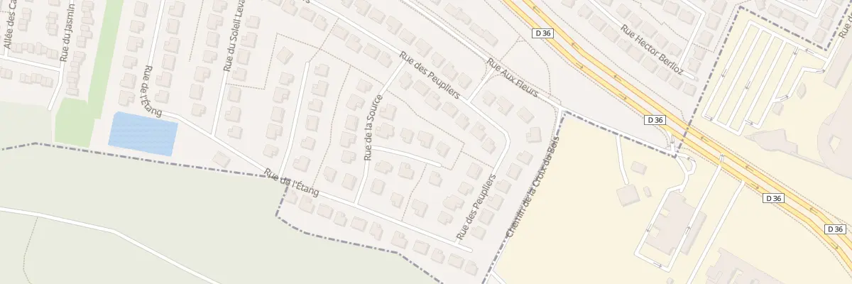 Plan du 3 Rue du Roncier à Voisins-le-Bretonneux