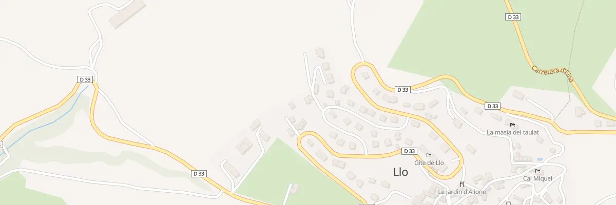 Plan du 9011 Le Village à Llo