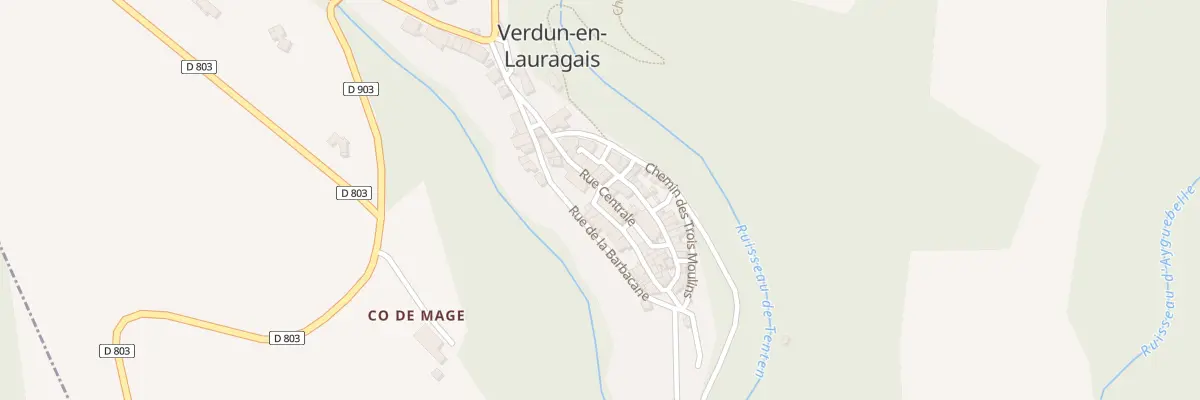 Plan du 1 Rue de la Paix à Verdun-en-Lauragais