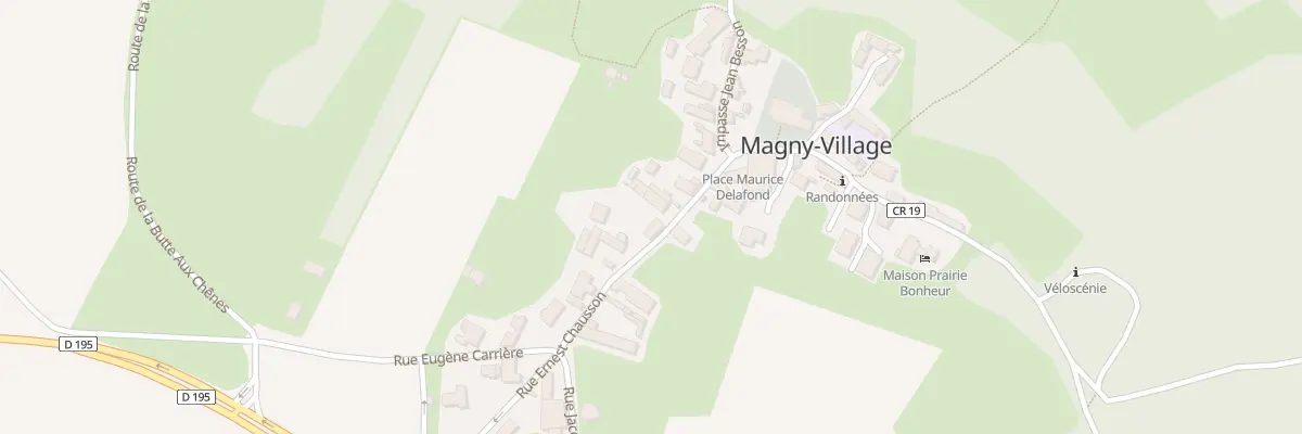 Plan du 14 Rue Ernest Chausson à Magny-les-Hameaux