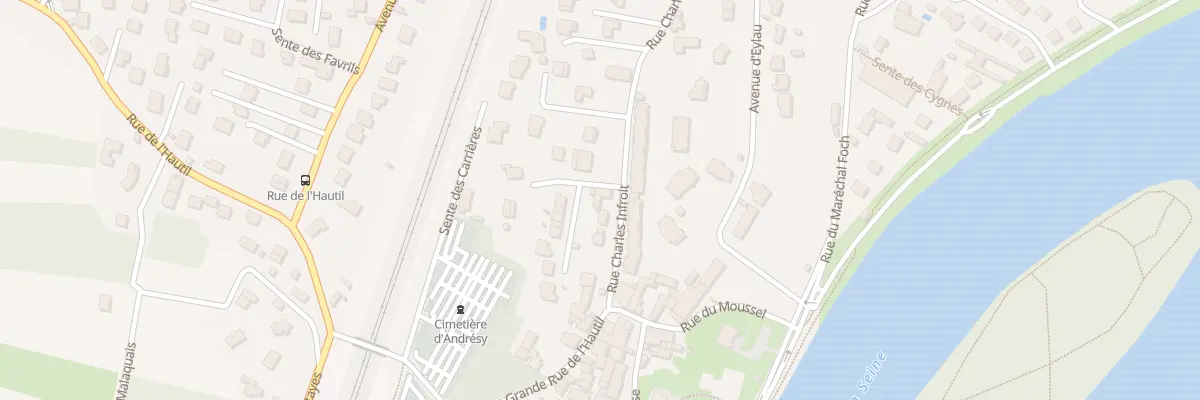 Plan du 58 Rue Charles Infroit à Andrésy