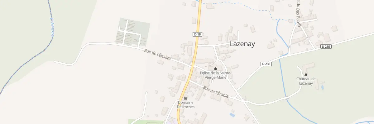 Plan du 1 Rue des Vignes à Lazenay