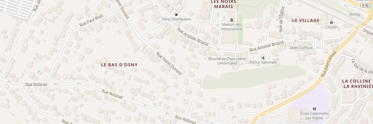 Plan du 23 Rue Henri Dunant à Osny