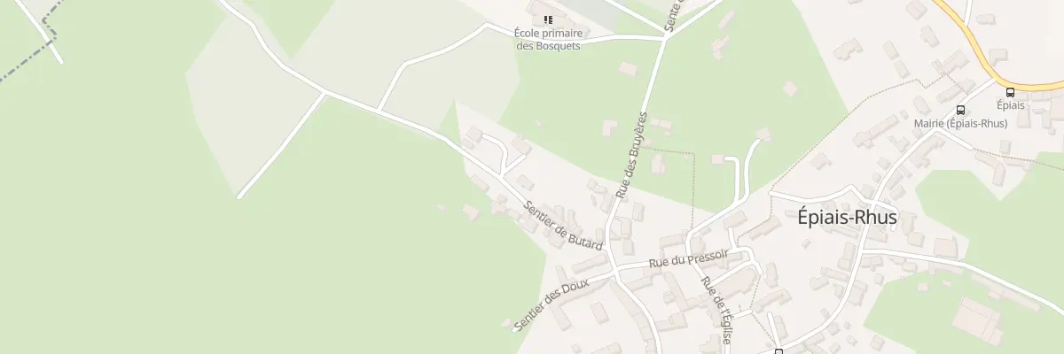 Plan du 8 Sen de Butard à Épiais-Rhus