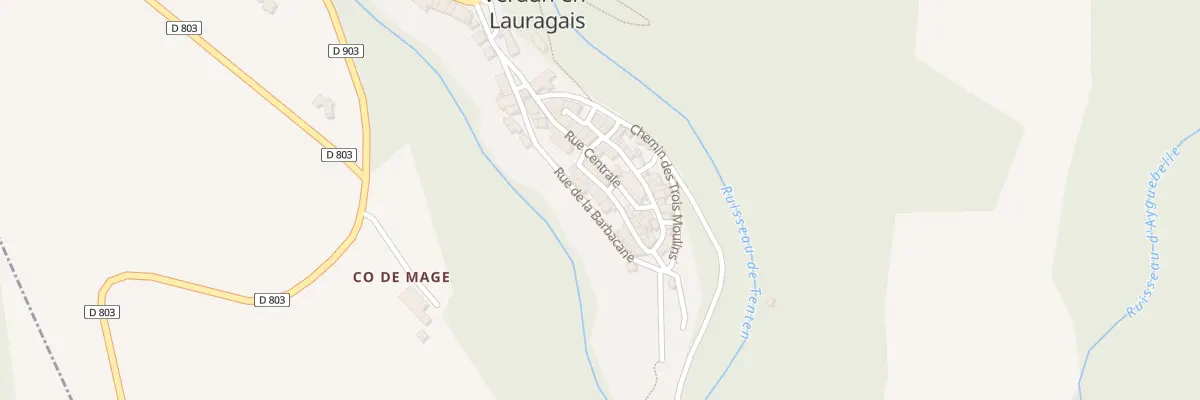 Plan du 14 Rue de la Paix à Verdun-en-Lauragais