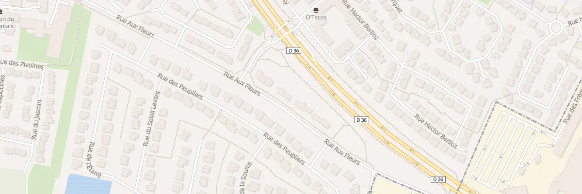 Plan du 75 Rue aux Fleurs à Voisins-le-Bretonneux