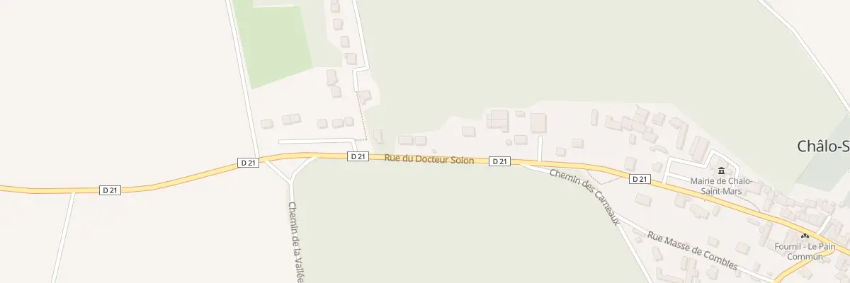 Plan du 56 Rue du Doc Solon à Chalo-Saint-Mars
