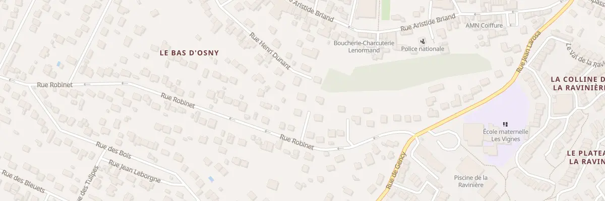 Plan du 85 Rue Robinet à Osny