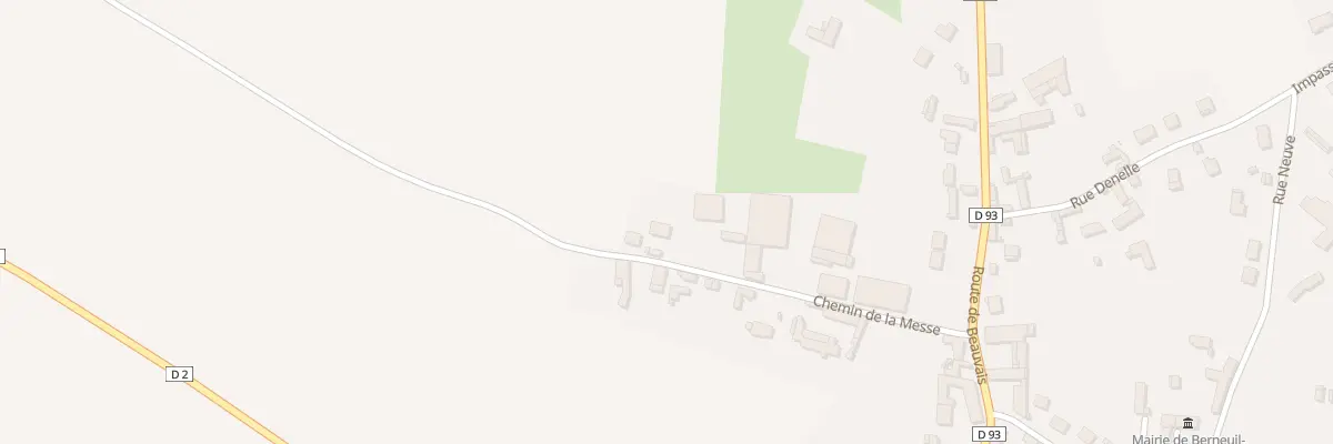 Plan du 4 Che de la Messe à Berneuil-en-Bray