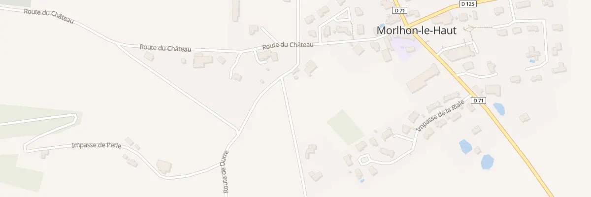 Plan du 45 Rte de Durre à Morlhon-le-Haut
