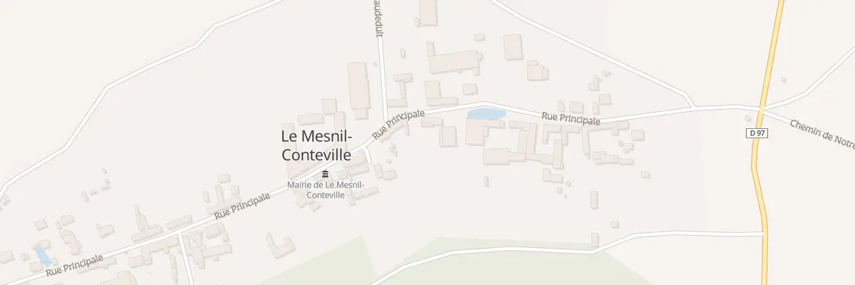 Plan du 46 Rue Principale au Mesnil-Conteville