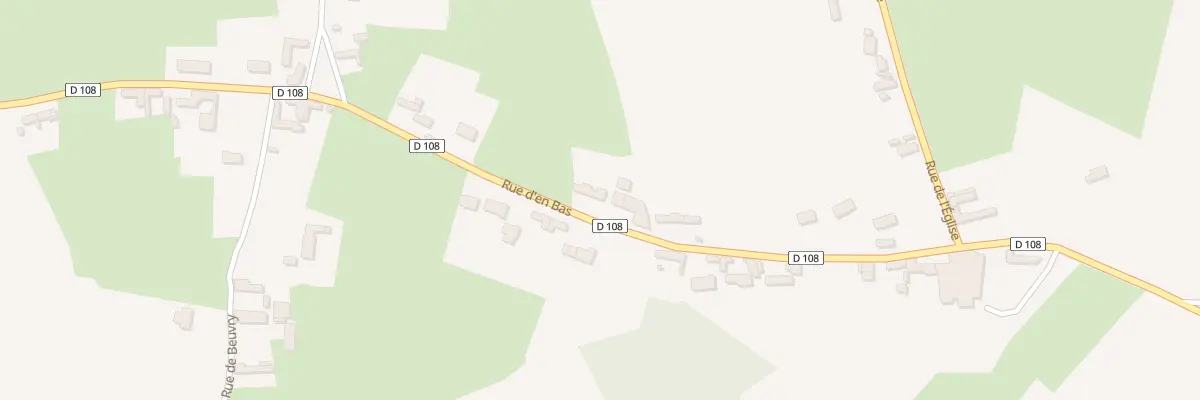 Plan du 13 Rue du Bas à Wamin