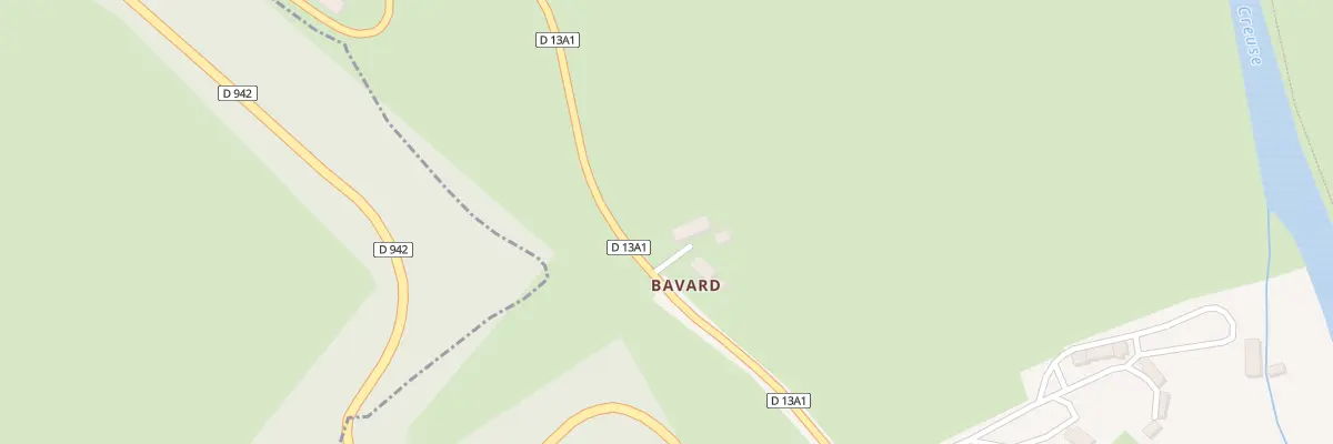Plan du 5160 Bavard à Moutier-d’Ahun