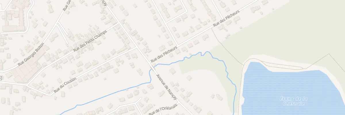 Plan du 23 Rue des Pêcheurs à Salbris