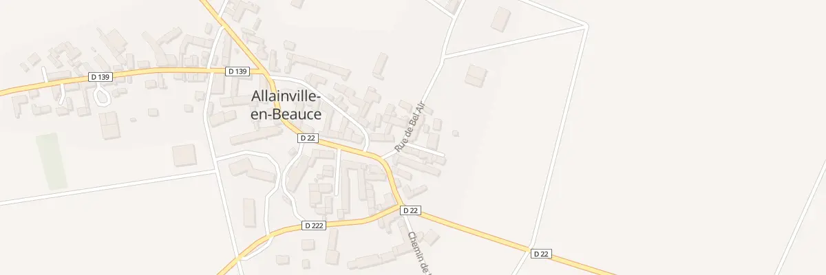 Plan du 8 Rue de Bel Air à Outarville