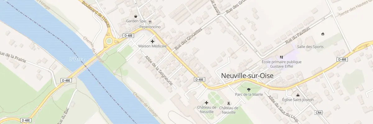 Plan du 25 Rue Joseph Cornudet à Neuville-sur-Oise