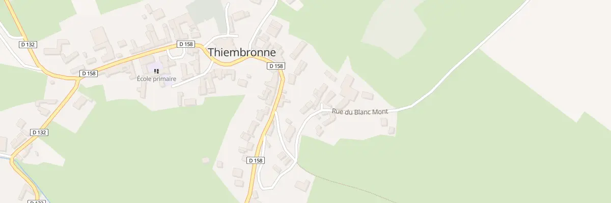 Plan du 11 Rue du Blanc Mont à Thiembronne