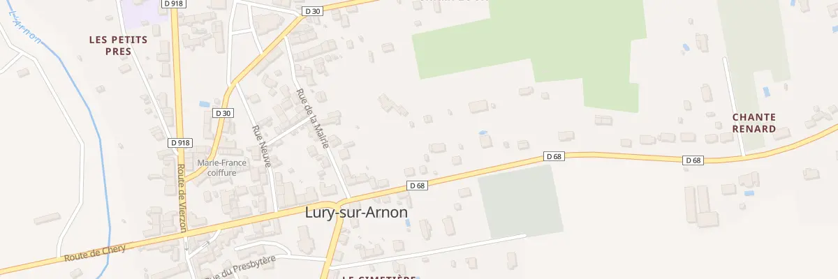 Plan du 207 Rte de Quincy à Lury-sur-Arnon