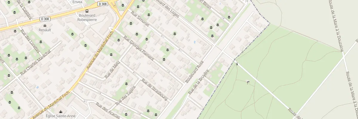 Plan du 20 Rue Simonet à Poissy