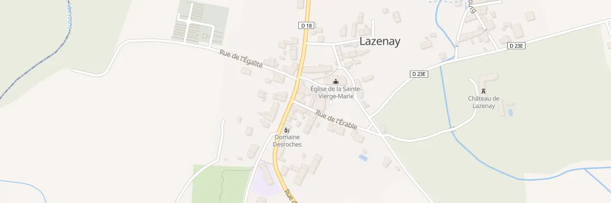 Plan du 5 Rue de Charost à Lazenay