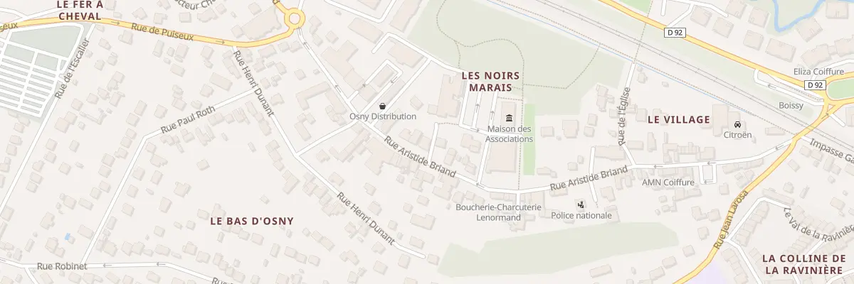 Plan du 42B Rue Aristide Briand à Osny