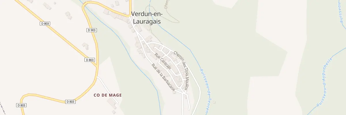 Plan du 18 Le Village à Verdun-en-Lauragais