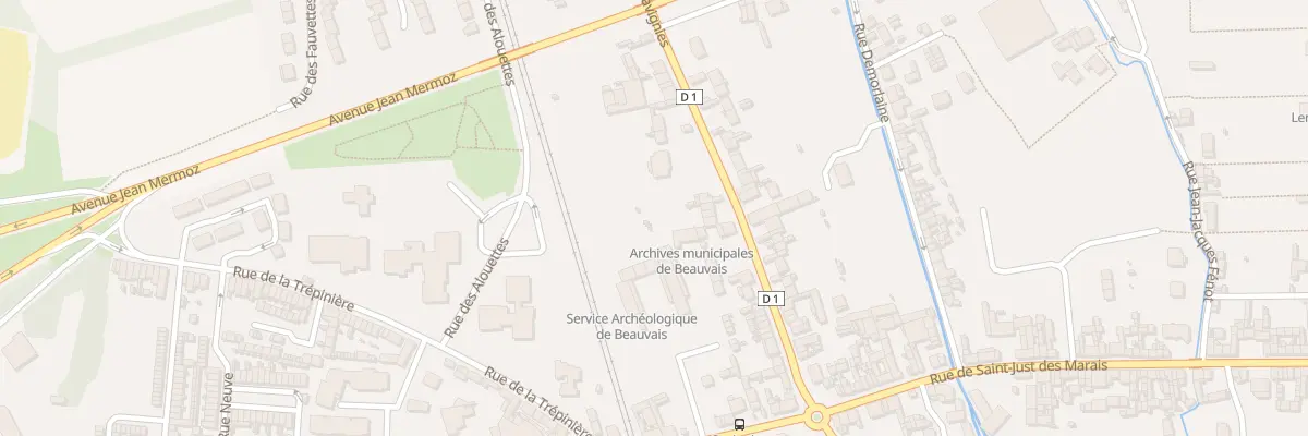 Plan du 33 Rue de Savignies à Beauvais