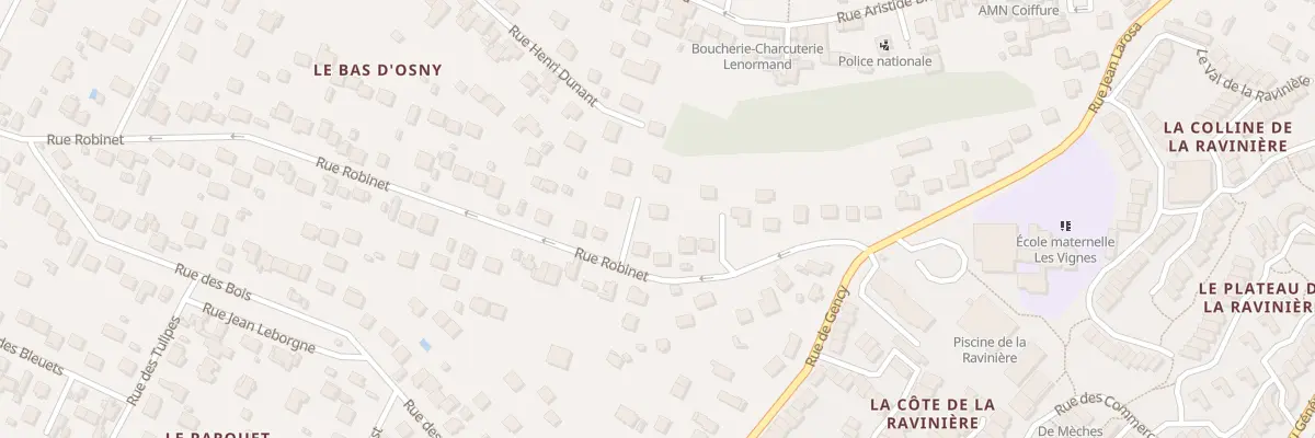 Plan du 87B Rue Robinet à Osny